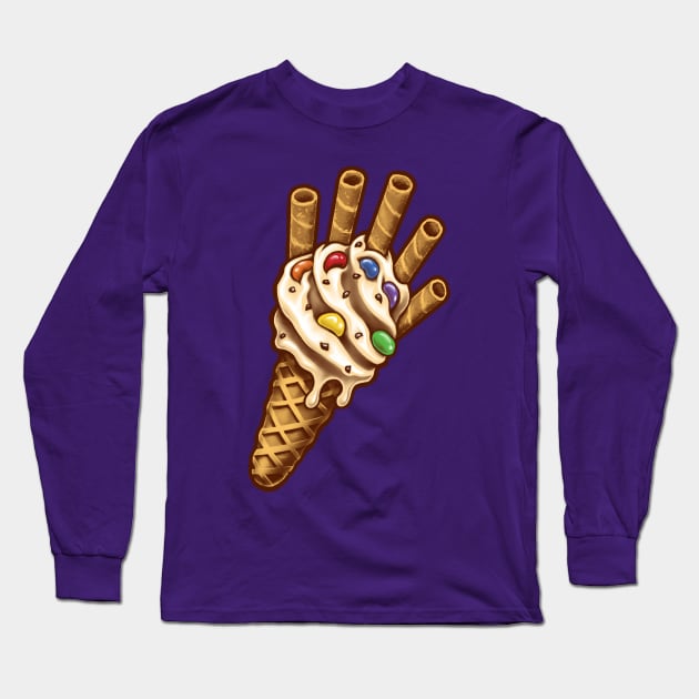 Infinity Ice Cream Long Sleeve T-Shirt by c0y0te7